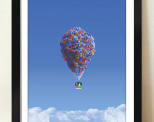 ... Download Pixar Disney Up Art Poster 8x10 - 11x14 - Up Disney Pixar