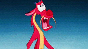 mulan dragon battle movie quote mushu cricket daisies disney quote