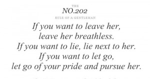 rules of a gentleman quotes