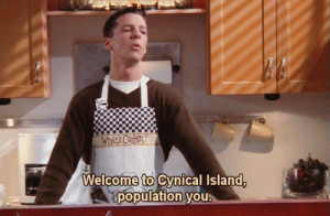 cynical #jack mcfarland #just jack #will & grace #will and grace