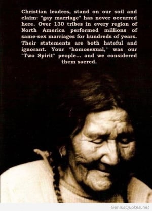 Native americans about marriage
