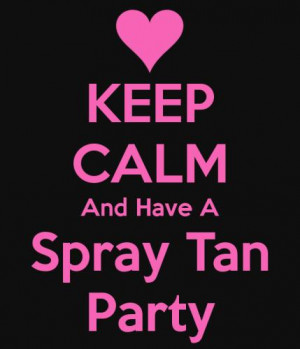 Spray Tan Party