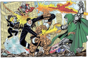fantastic four marvel comics dr doom thing 2900x1930 wallpaper Art HD ...