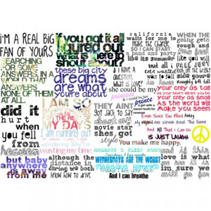 Never Shout Never lyrics...Is it sad that I can name all of these ...