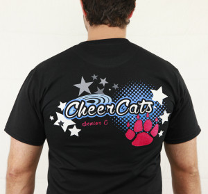 Cheer Shirts Dots quick cheer t-shirt