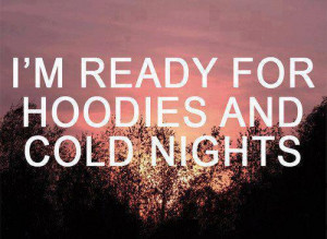 Hoodies and cold nights clothing quotes and sayings