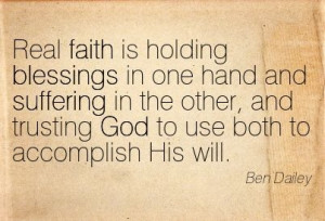 God uses blessings and sufferings [Ben Daley]