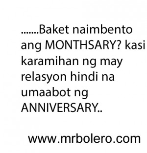 FIRST MONTHSARY MESSAGE TAGALOG - social networking