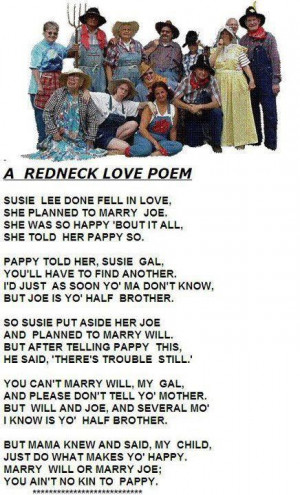 Red Neck Love Poem!