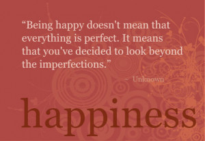 Look beyond Imperfections...