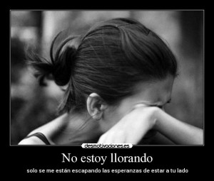 carteles estoy llorando desmotivaciones