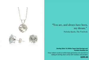 Jewelry ecommerce quotes + Tiffany inspired