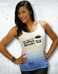 Coffee Breack Ombre Racerback (Front)