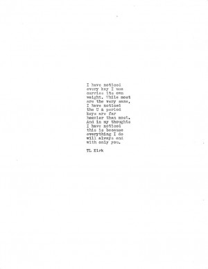 Untitled Typewriter Poem No. Ten - #poem #poetry #quotes #typewriter