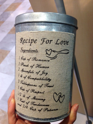 recipe for love