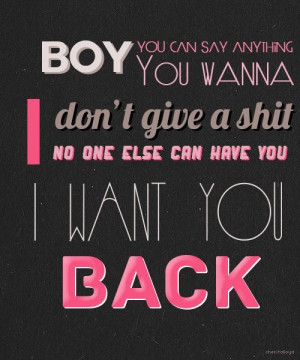 want you back - Cher Lloyd