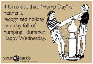Hump Day' Wednesday