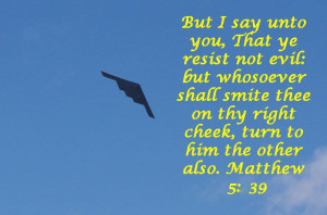 Matthew 5:39 cheek evil