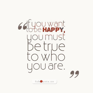 Be true to yourself quote