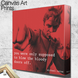 michael caine quote 2 square wall art