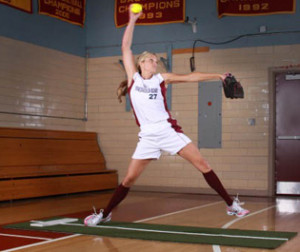 Jennie Finch Softball Pitching Mat w/Powerline