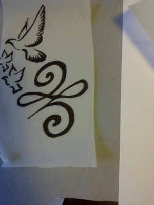 Like this New beginnings Tattoo...maybe some shading or a touch of ...