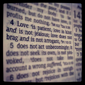 bible quote 1 Corinthians 13:4 #love