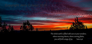 Dawn of The Spring Morning Sunrise Bible Verse Fine Art Photography ...