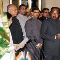 Veerappa Moily With Other Ministers