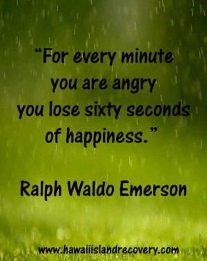 Anger is a waste of time...literally!
