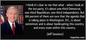 tea party, it's about one-third Democrat, one-third Republican, one ...