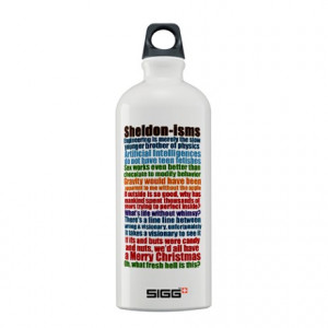... Gifts > Big Bang Water Bottles > Sheldon Quotes Sigg Water Bottle 0.6L