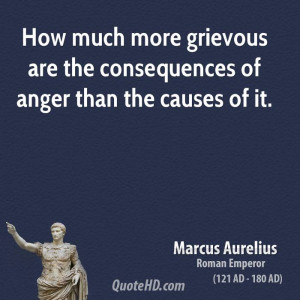 Marcus Aurelius Anger Quotes