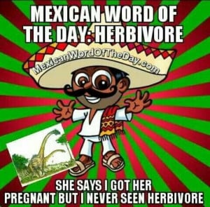 Mexican word of the day: Herbivore