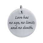 ... Silver Word Charm Quote Charm Pendant Inspiratio nal Words Jewelry NEW