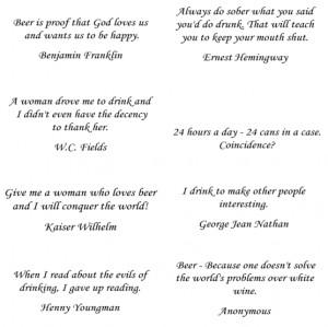 View Famous Beer Quote Images.