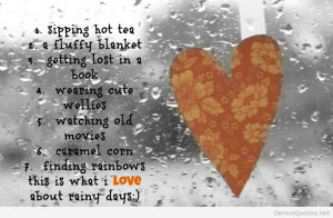 Lovely Rainy Day Quotes