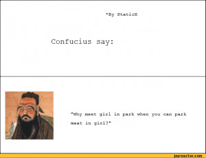 funny confucius say jokes