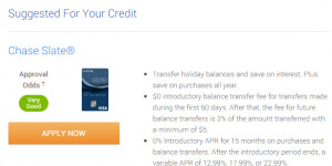 credit karma credit card offers