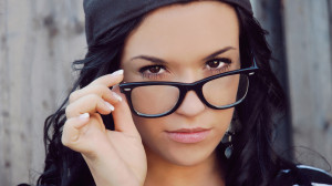 Beautiful Girl With Glasses...