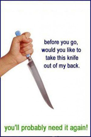 Never Trust A Woman!