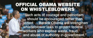 It’s official, president Obama WANTS whistleblowers. Great! Let’s ...