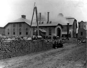 Workers at Cambria Iron, circa 1870