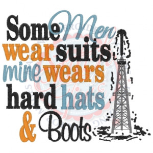 Oil field (13) Some Men Hart Hats & Boots 5x7 £1.90p