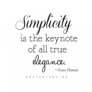 Chanel #Simplicity #Elegance