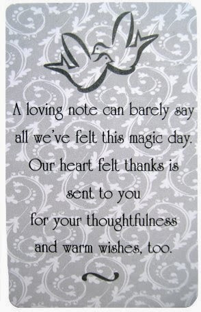 Wedding Thank You Quotes