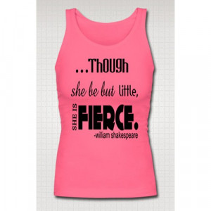 ... Fierce Tank Top Fitted Junior Shirt Inspirational Quote Tee Girl