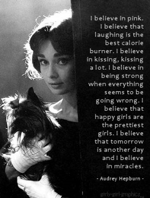 audrey,hepburn,black,and,white,quotes,quote,audrey,likes,pink,too,b,w ...