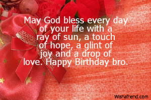 happy birthday brother christian quotes