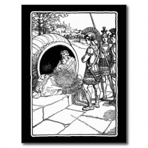 Diogenes of Sinope Postcard